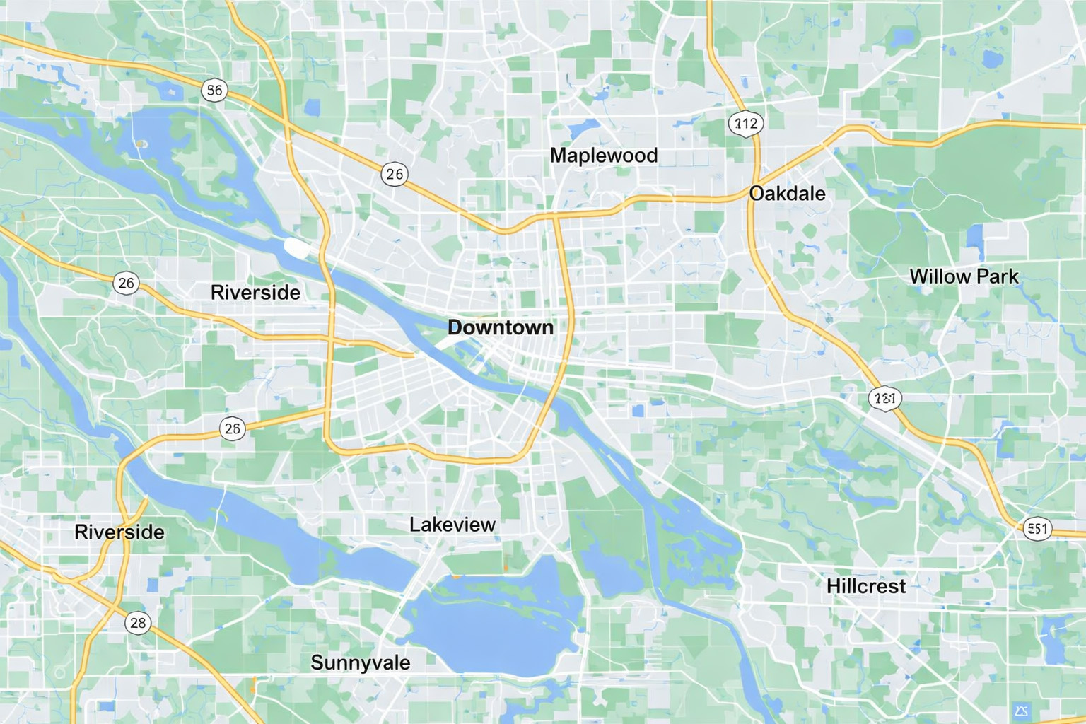 Pipe Dream Plumbers service area map